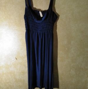 Dress, ACE Fashion, Large, Dark Blue